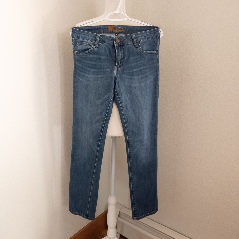 Kut from the Kloth Blue Straight Leg Jeans
